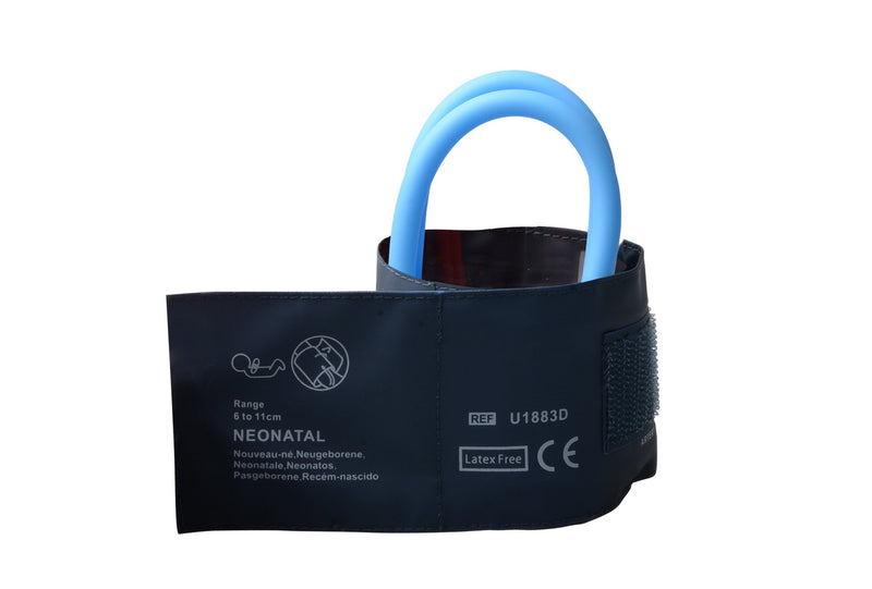 Reusable NIBP Cuffs With Inflation Bag - Double Tube Neonate 6-11cm