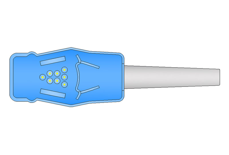 GE OxyTip+ Compatible Reusable SpO2 Sensor 3.6ft  - Adult Finger - Pluscare Medical LLC
