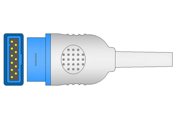 GE Datex-Ohmeda Compatible Reusable SpO2 Sensor 10ft  - Adult Finger - Pluscare Medical LLC