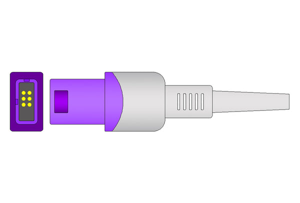 Lohmeier Compatible Reusable SpO2 Sensor 10ft - Adult Finger - Pluscare Medical LLC