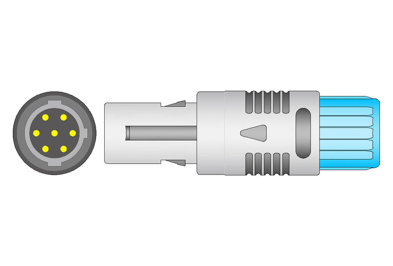 Goldway-Philips-Oximax Compatible Reusable SpO2 Sensor 10ft  - Adult Soft - Pluscare Medical LLC