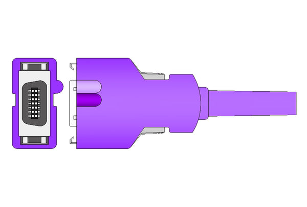 Nellcor-OXIMAX Compatible Reusable SpO2 Sensor 10ft  - Adult Soft - Pluscare Medical LLC