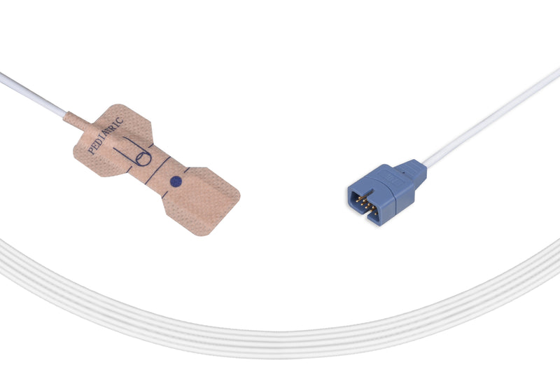 Nellcor-Oximax Compatible Disposable SpO2 Sensor Adhesive Textile - MAX-P Pediatric (10-50Kg) Box of 24pcs