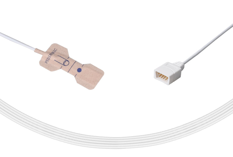 BCI Compatible Disposable SpO2 Sensor Adhesive Textile - 1301 Pediatric (10-50Kg) Box of 24pcs