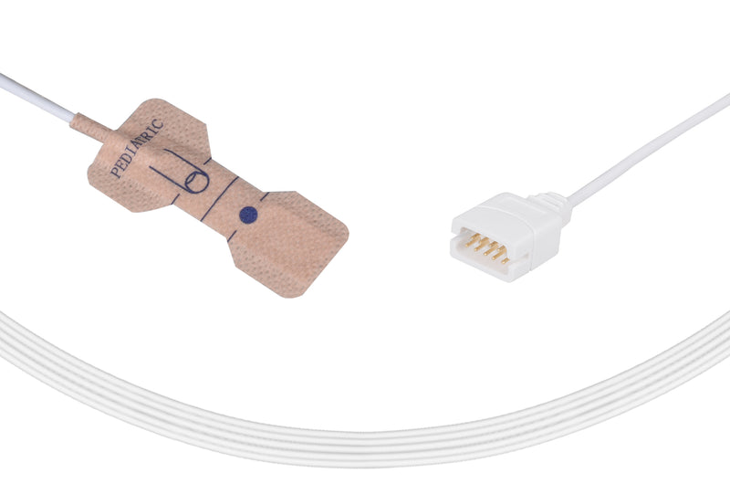 Datascope Compatible Disposable SpO2 Sensor Adhesive Textile - 0998-00-0076-04 Pediatric (10-50Kg) Box of 24pcs
