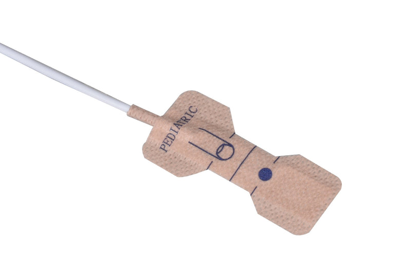 MEK Compatible Disposable SpO2 Sensor Adhesive Textile - Pediatric (10-50Kg) Box of 24pcs - Pluscare Medical LLC