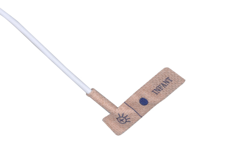 Nellcor Compatible Disposable SpO2 Sensor Adhesive Textile - Infant (3-20Kg) Box of 24pcs - Pluscare Medical LLC