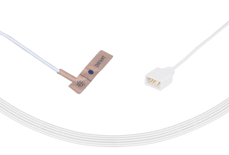 Nonin Compatible Disposable SpO2 Sensor Adhesive Textile - 6000CI/7000I Infant (3-20Kg) Box of 24pcs