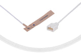 Nellcor Compatible Disposable SpO2 Sensor Textile Adhesive - Neonate (<3Kg) or Adult (>40Kg) Box of 24pcs - Pluscare Medical LLC