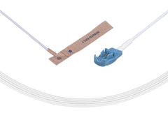 GE OxyTip+ Compatible Disposable SpO2 Sensor Adhesive Textile - OXY-AF-10 Neonate (<3Kg) or Adult (>40Kg) Box of 24pcs