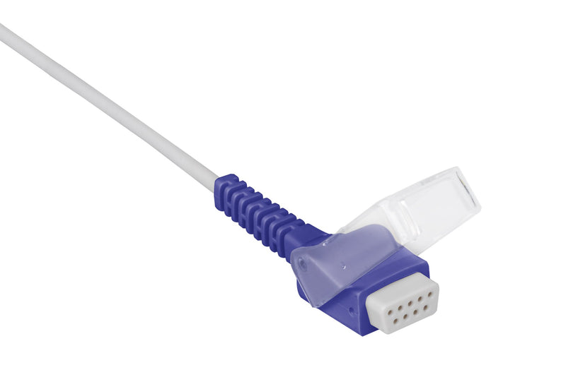 Nellcor Compatible SpO2 Interface Cable  - 7ft - Pluscare Medical LLC