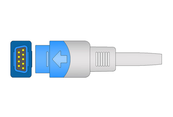 GE TruSignal Compatible Reusable SpO2 Sensor 3.6ft  - All types of patients Multi-site - Pluscare Medical LLC