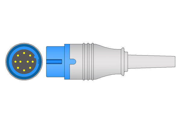 DRE Compatible Reusable SpO2 Sensor 10ft  - All types of patients Multi-site - Pluscare Medical LLC