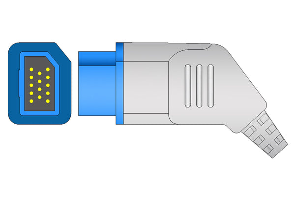 Nihon Kohden Compatible Reusable SpO2 Sensor 10ft  - All types of patients Multi-site - Pluscare Medical LLC