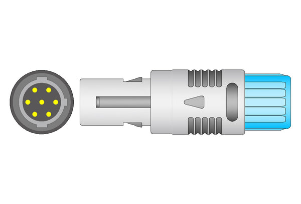 Goldway-Philips-Oximax Compatible Reusable SpO2 Sensor 10ft  - All types of patients Multi-site - Pluscare Medical LLC