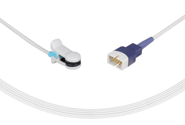 Nellcor-OXIMAX Compatible Reusable SpO2 Sensors 3.6ft  Adult Ear Clip