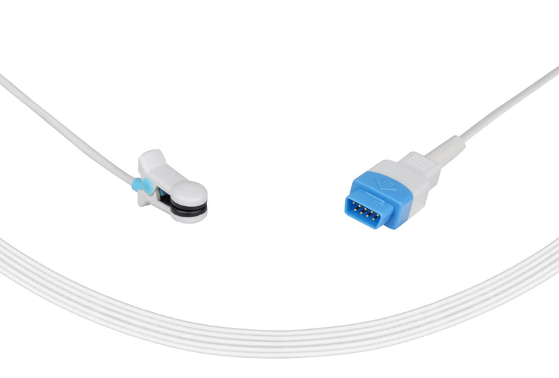 GE TruSignal Compatible Reusable SpO2 Sensors 3.6ft  Adult Ear Clip