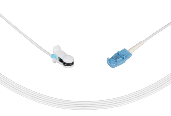 GE OxyTip+ Compatible Reusable SpO2 Sensors 3.6ft  Adult Ear Clip