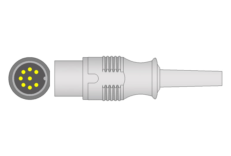Datascope Compatible Reusable SpO2 Sensor 10ft  - Adult Ear Clip - Pluscare Medical LLC
