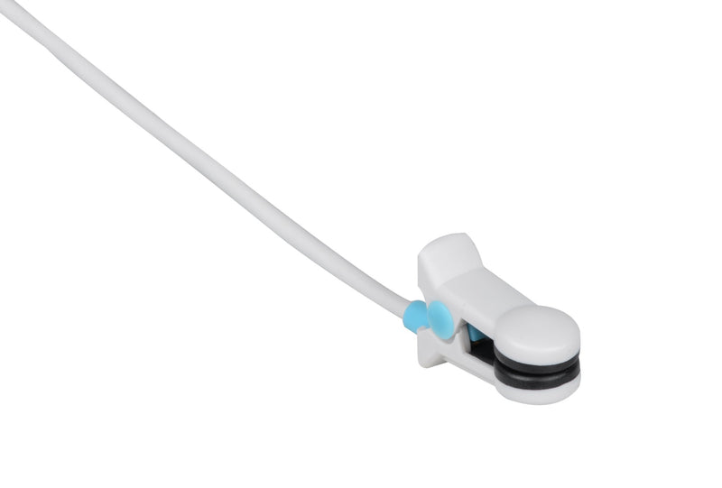 DRE Compatible Reusable SpO2 Sensor 10ft  - Adult Ear Clip - Pluscare Medical LLC