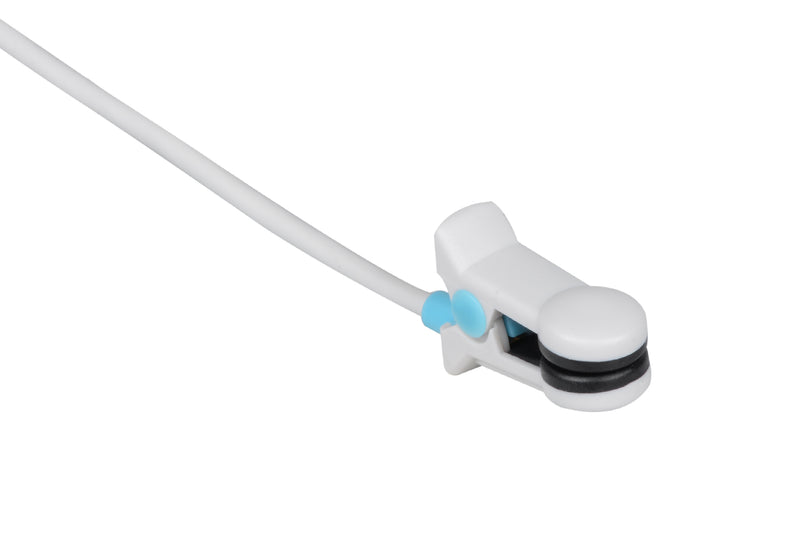 Marquette-OXIMAX Compatible Reusable SpO2 Sensor 10ft  - Adult Ear Clip - Pluscare Medical LLC