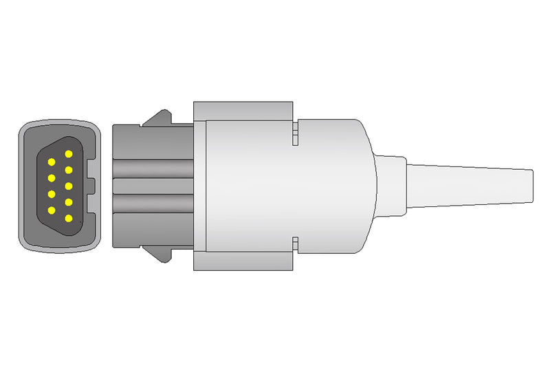 GE Ohmeda TruSat Compatible Reusable SpO2 Sensor 10ft  - Adult Ear Clip - Pluscare Medical LLC