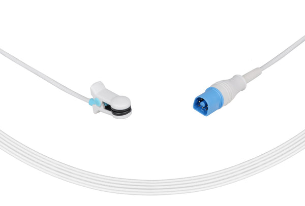 Philips Compatible Reusable SpO2 Sensors 10ft  Adult Ear Clip