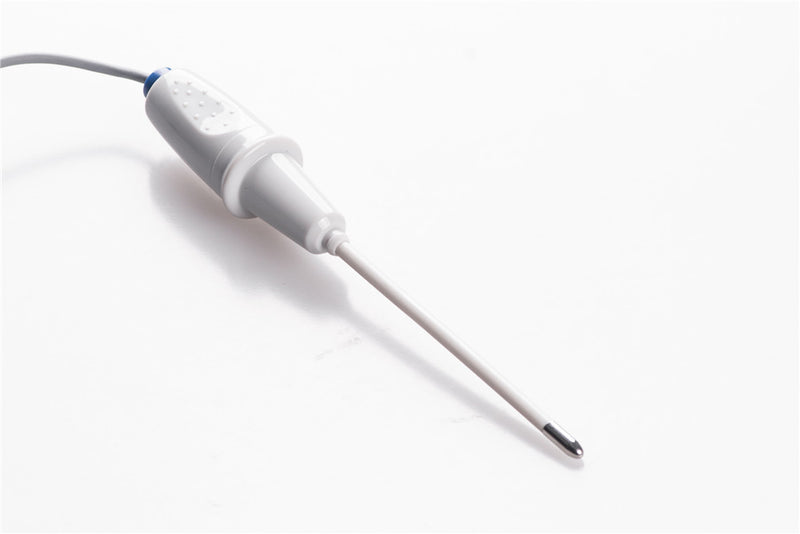 Mindray Compatible Smart Temperature Probe - Adult Oral Coiled Cable - Pluscare Medical LLC